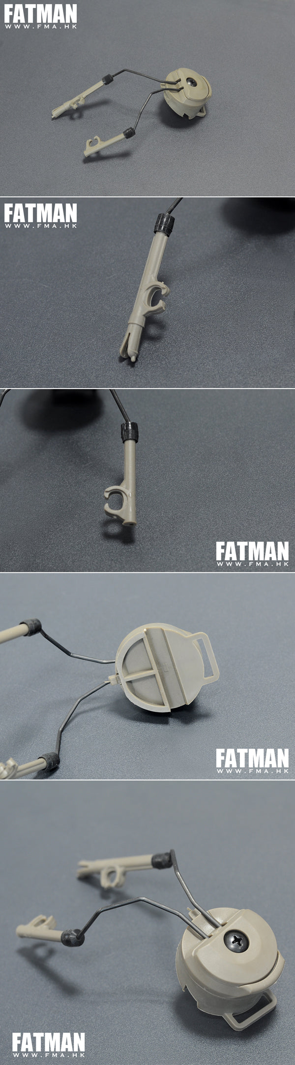 FMA ARC Helmet Mount for Peltor Comtac Headset - FG