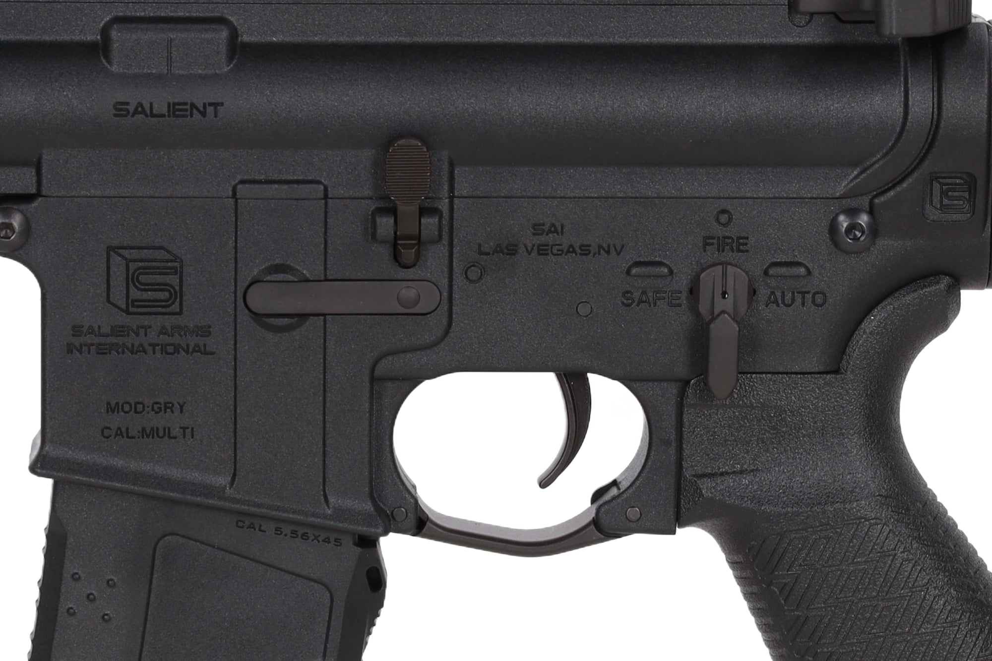 Salient Arms International x EMG M4/AR15 GRY 6.5" CYMA Platinum AEG Assault Rifle - Black-2