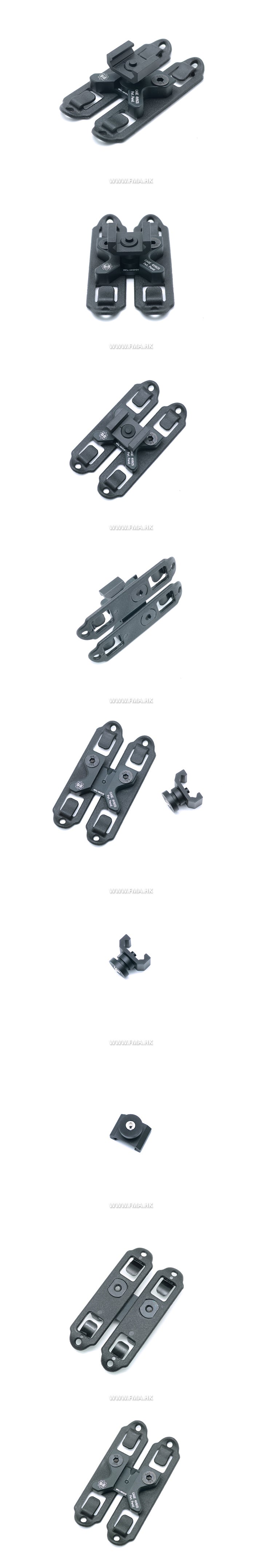 FMA MOLLE Holder WEAPONLINK with Weapon RIS Adapter - Black
