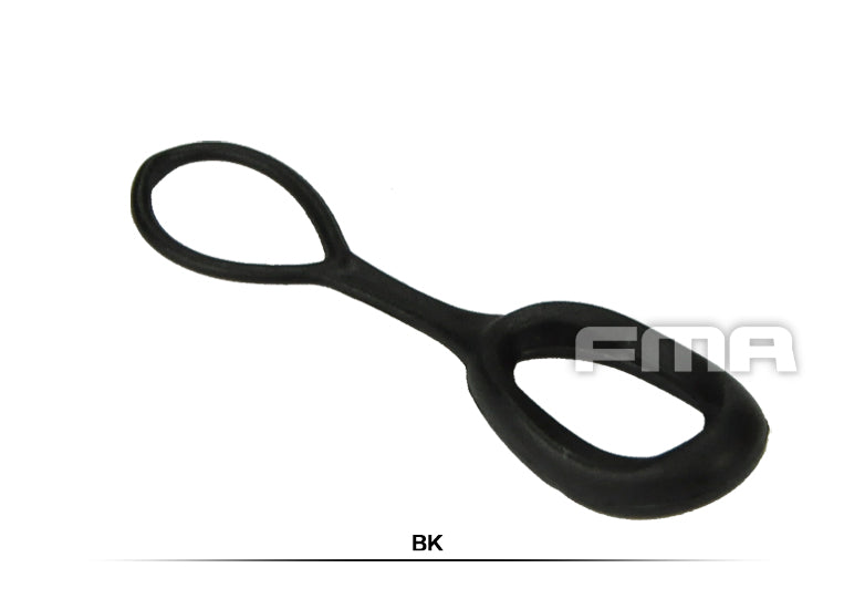 FMA Enlarged Zipper Slider Puller, 6 pcs - Black