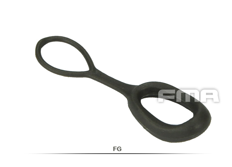 FMA Enlarged Zipper Slider Puller, 6 pcs - Green