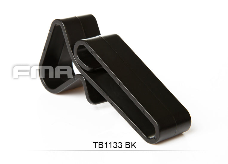 FMA ABS Universal Hook Hanger 3-Piece for MOLLE and Belt Black