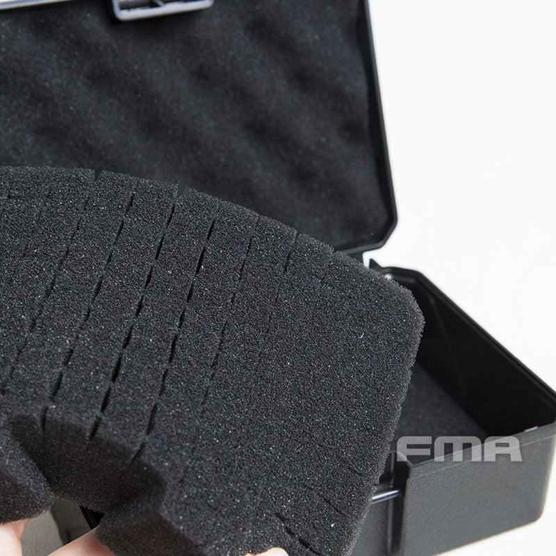 FMA Transport Plastic Box with Padding - Black