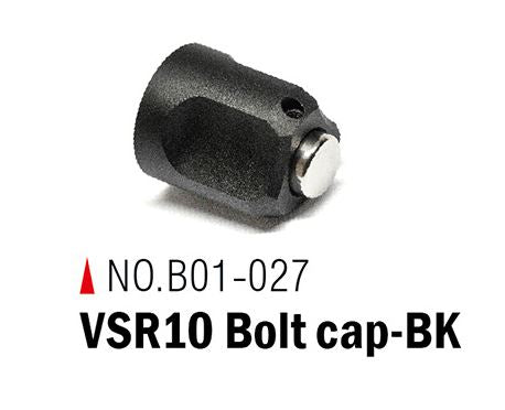 AA CNC Aluminum VSR-10 BOLT CAP - Black