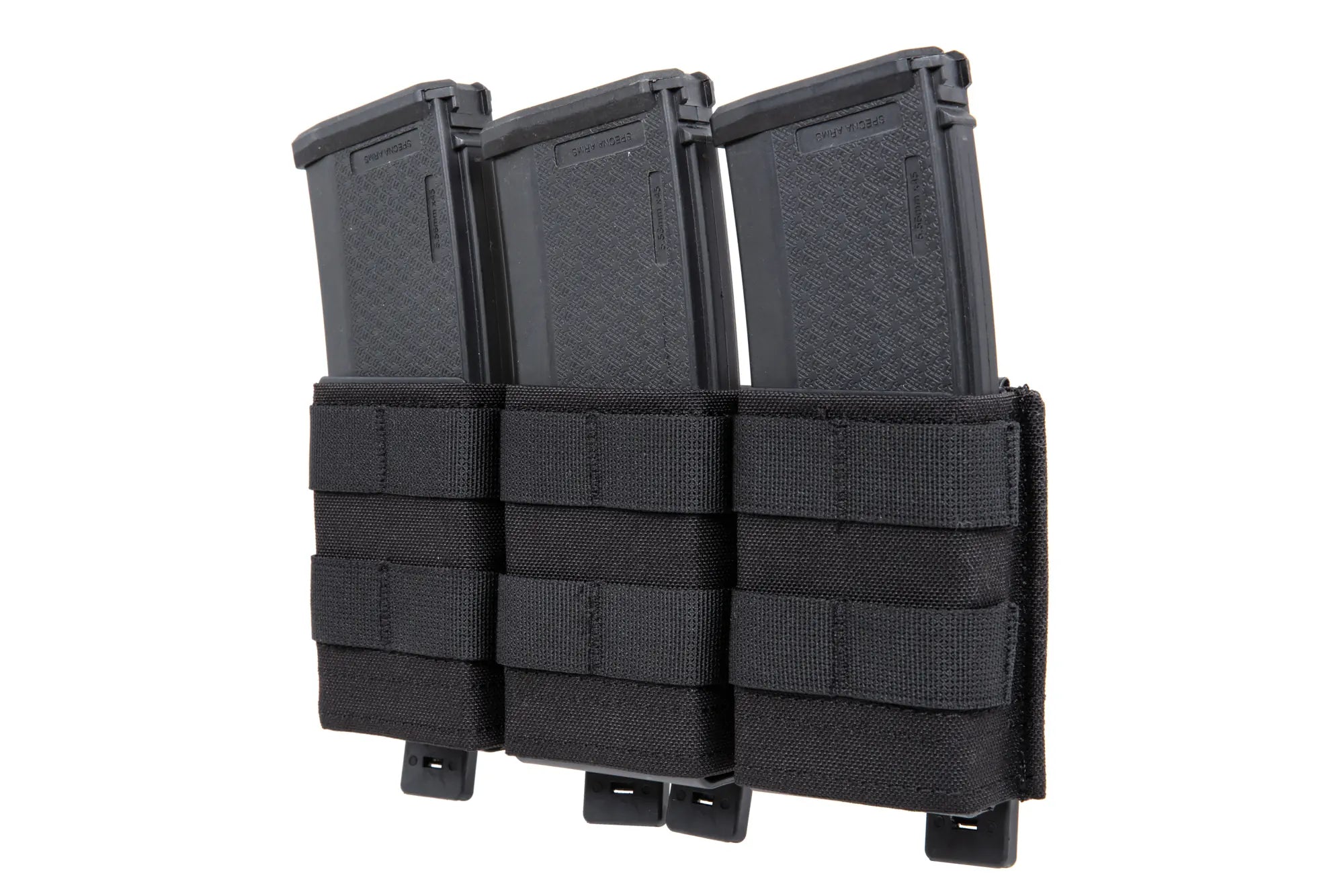 Wosport triple rifle magazine pouch Black