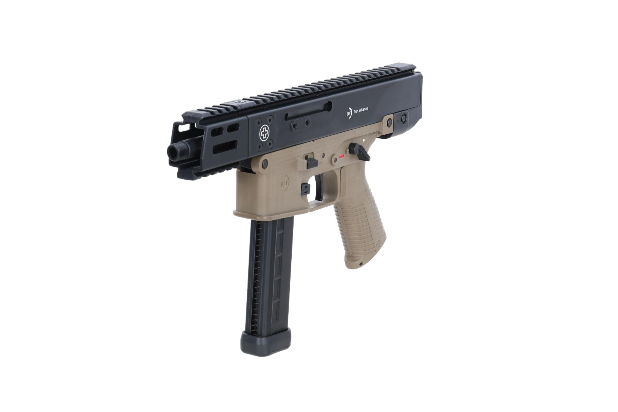B&T GHM9 Gen.2 airsoft smg - black and tan