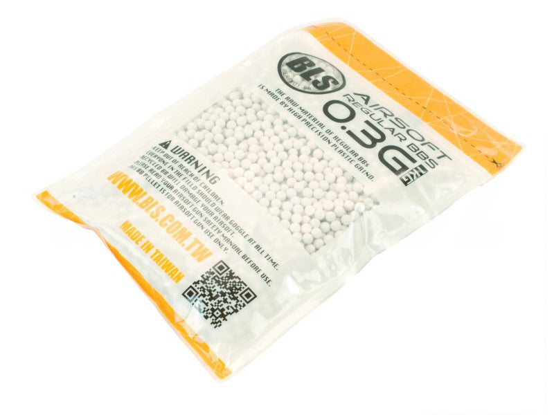 20x BLS Precision pellets 0,30g, 3300 BBs - White (box)