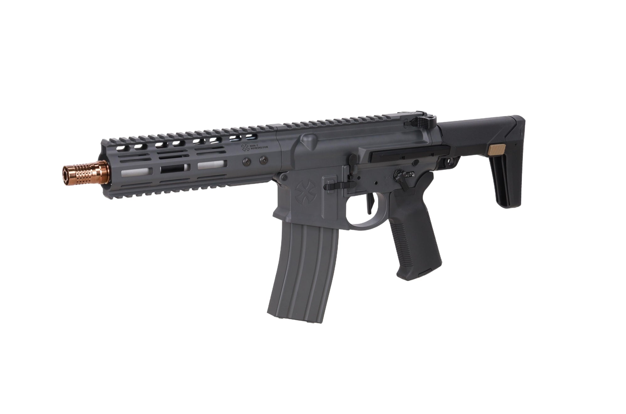 GBBR Noveske Ghetto Blaster NHR-7 7.94" MWS Gen.2 airsoft carbine Grey-2