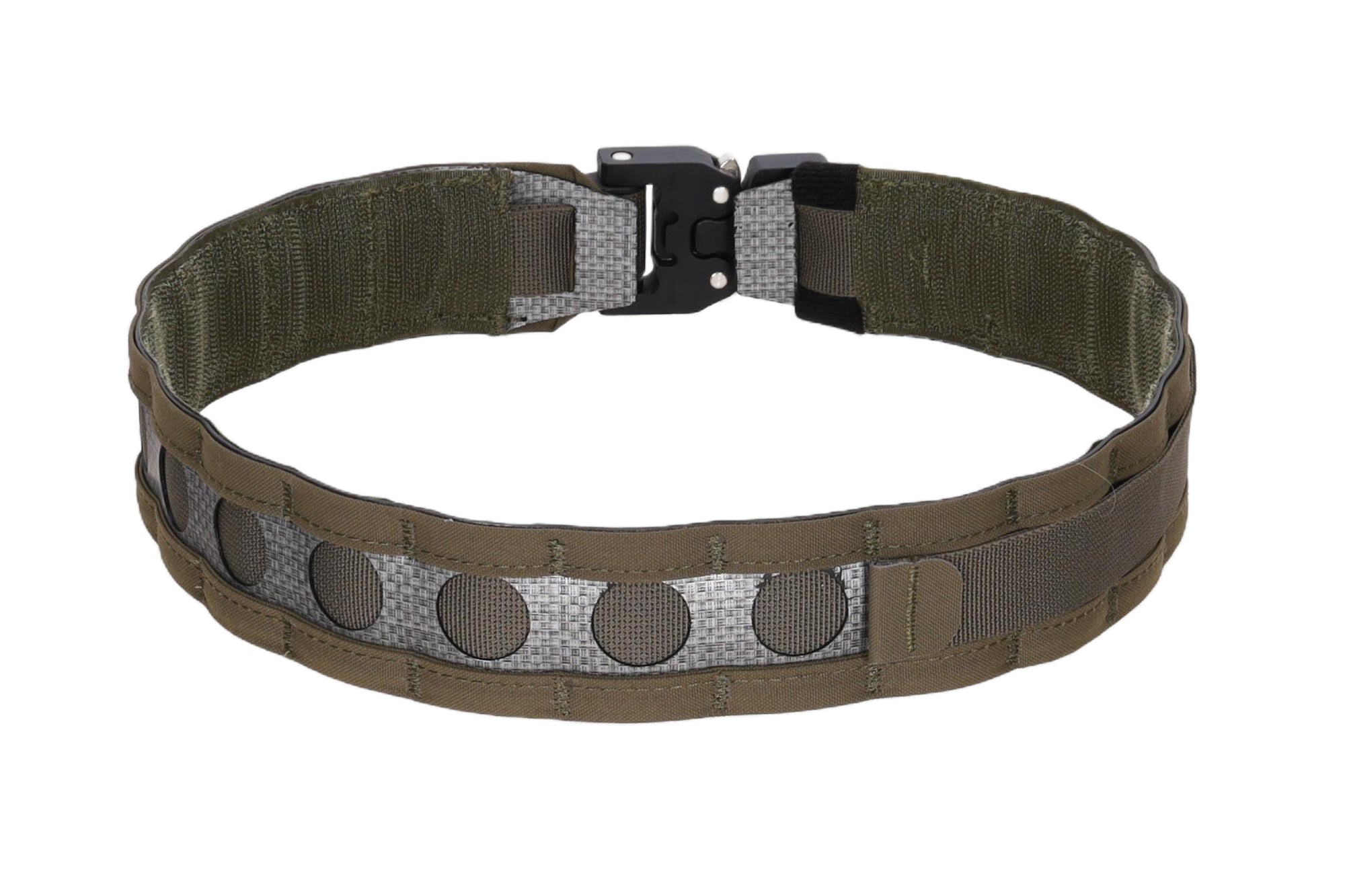 SaTac Olive Modular Tactical Belt With Dual Belt System Inner Layer 50mm Outer Pad