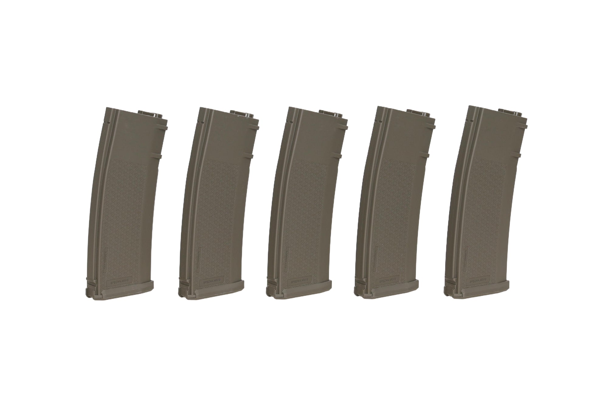 Set of 5 S-Mag Mid-Cap magazines for 125 BBs Olive-1
