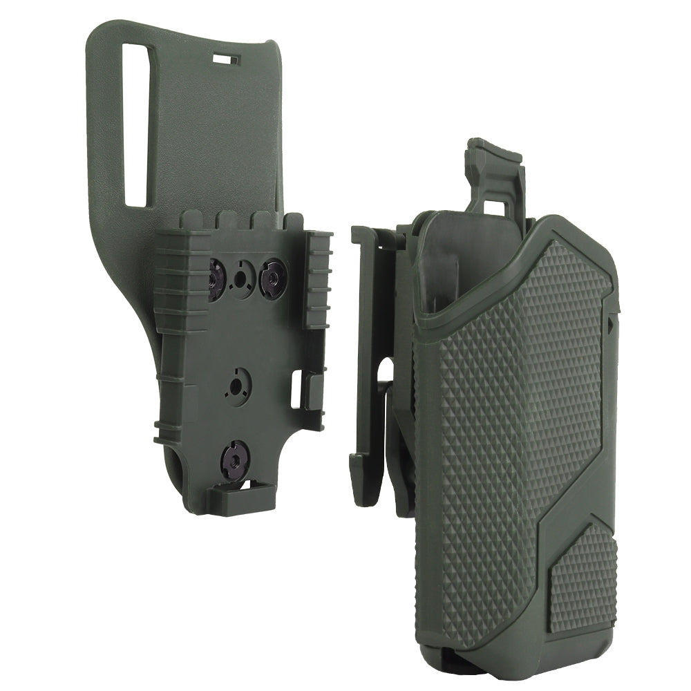 Universal Pistols Holster with Torch - Olive