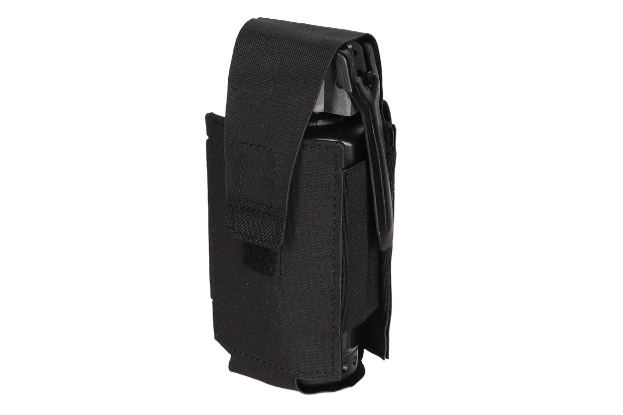 SaTac Grenade Pouch CORUND 500D With Elastic Side Inserts And MOLLE Back Straps Black