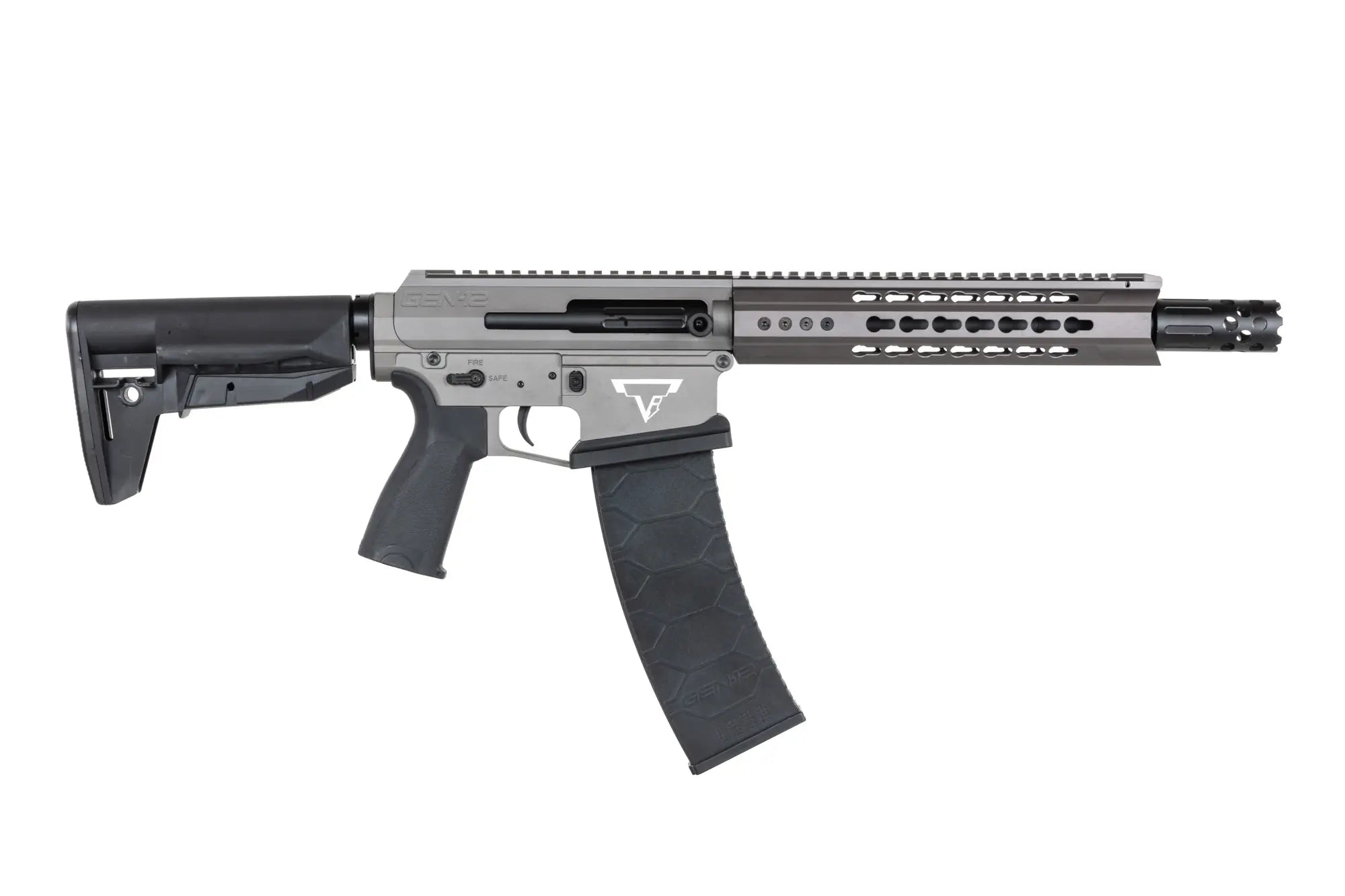 Genesis Arms Gen-12 TTI airsoft Shotgun Kestrel ETU | Grey