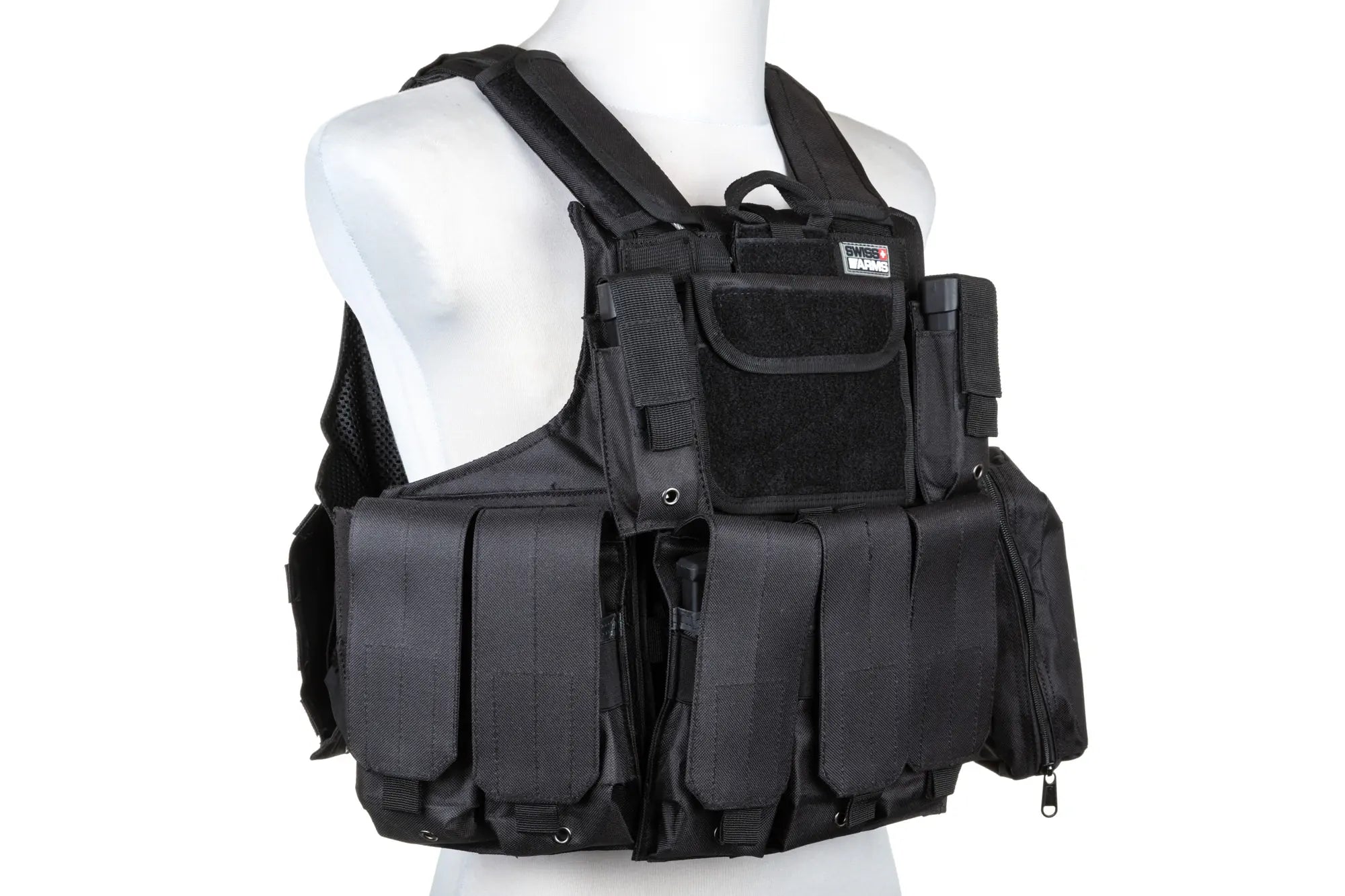 Cybergun Swiss Arms CIRAS Tactical Vest Black