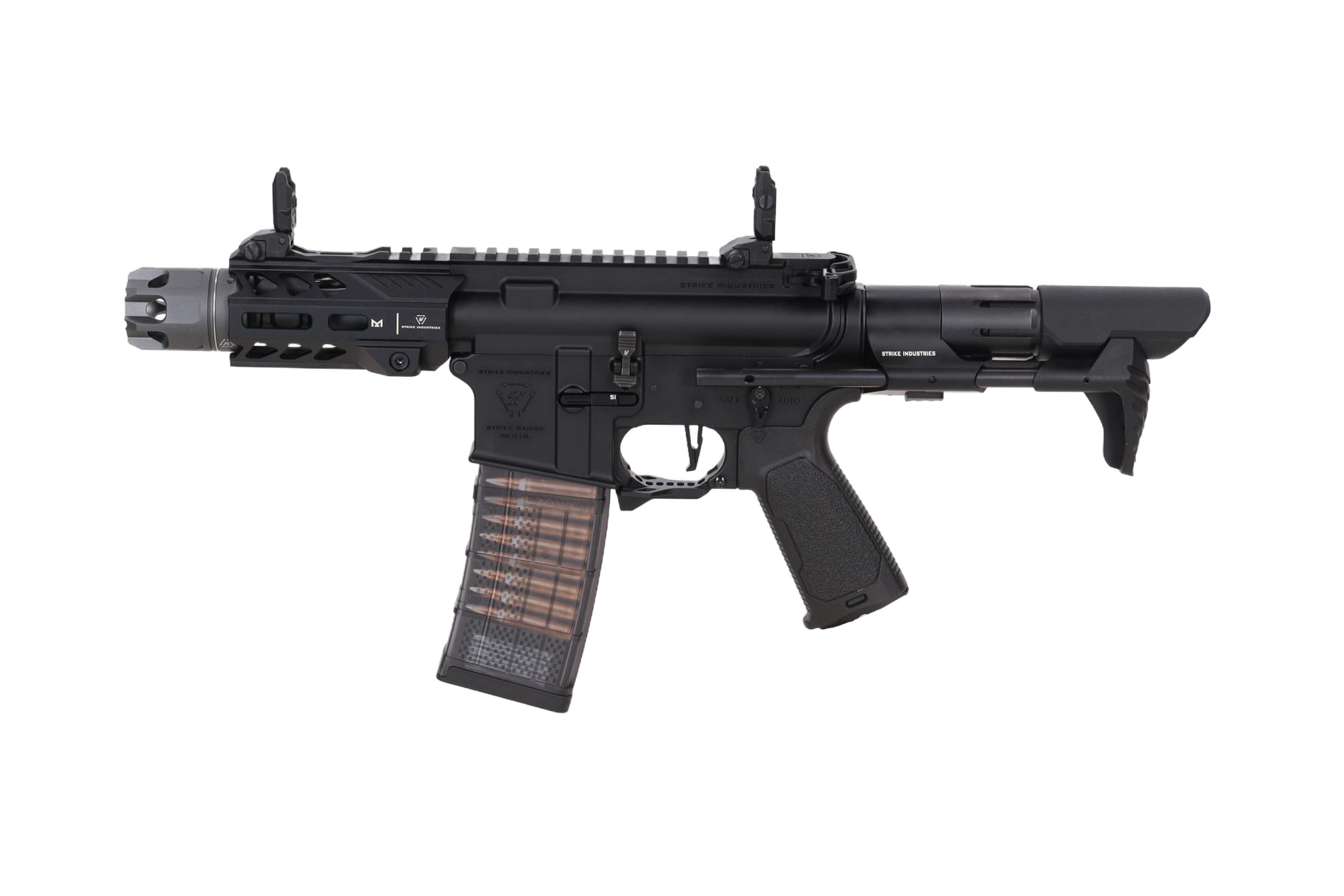 Strike Industries x EMG Raider PDW CGS CQB GBBR 4" Carbine – Black-2