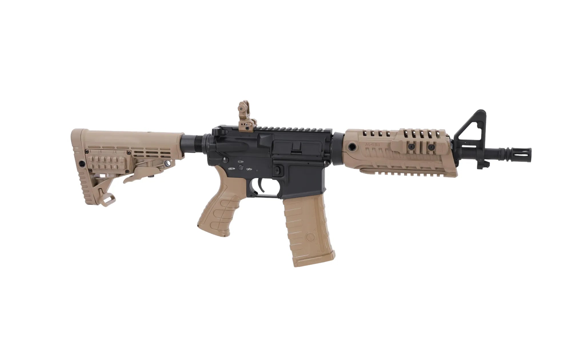 CAA M4 CQB Advance Series Airsoft Rifle Dark Earth