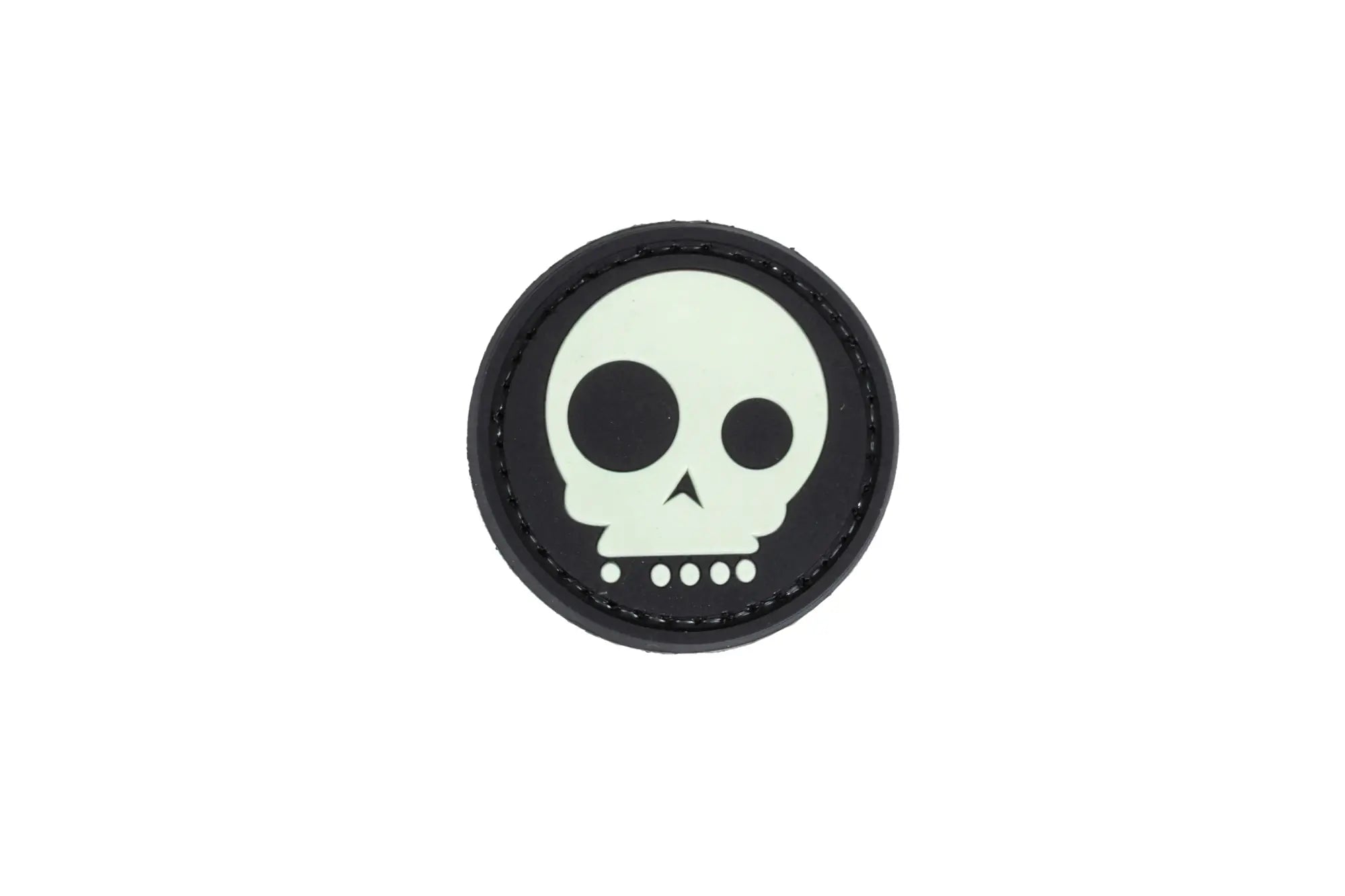 GFC Tactical Funny Skull 3D Patch Black and White