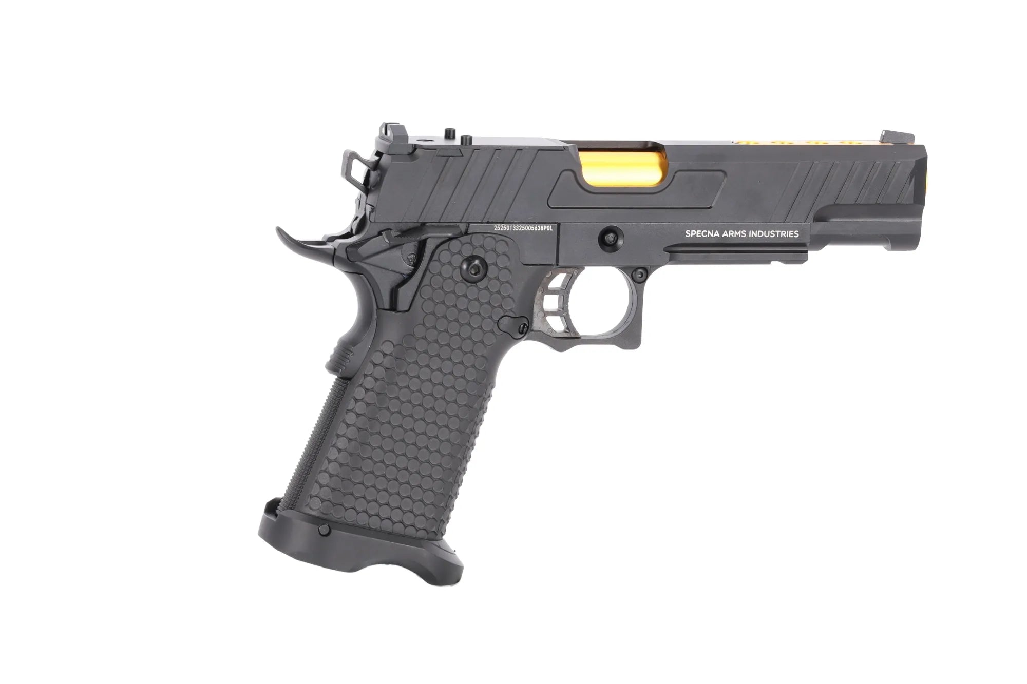 Specna Arms SA-VGP19 VAPOR™ Optics Ready airsoft pistol Black-Gold-1