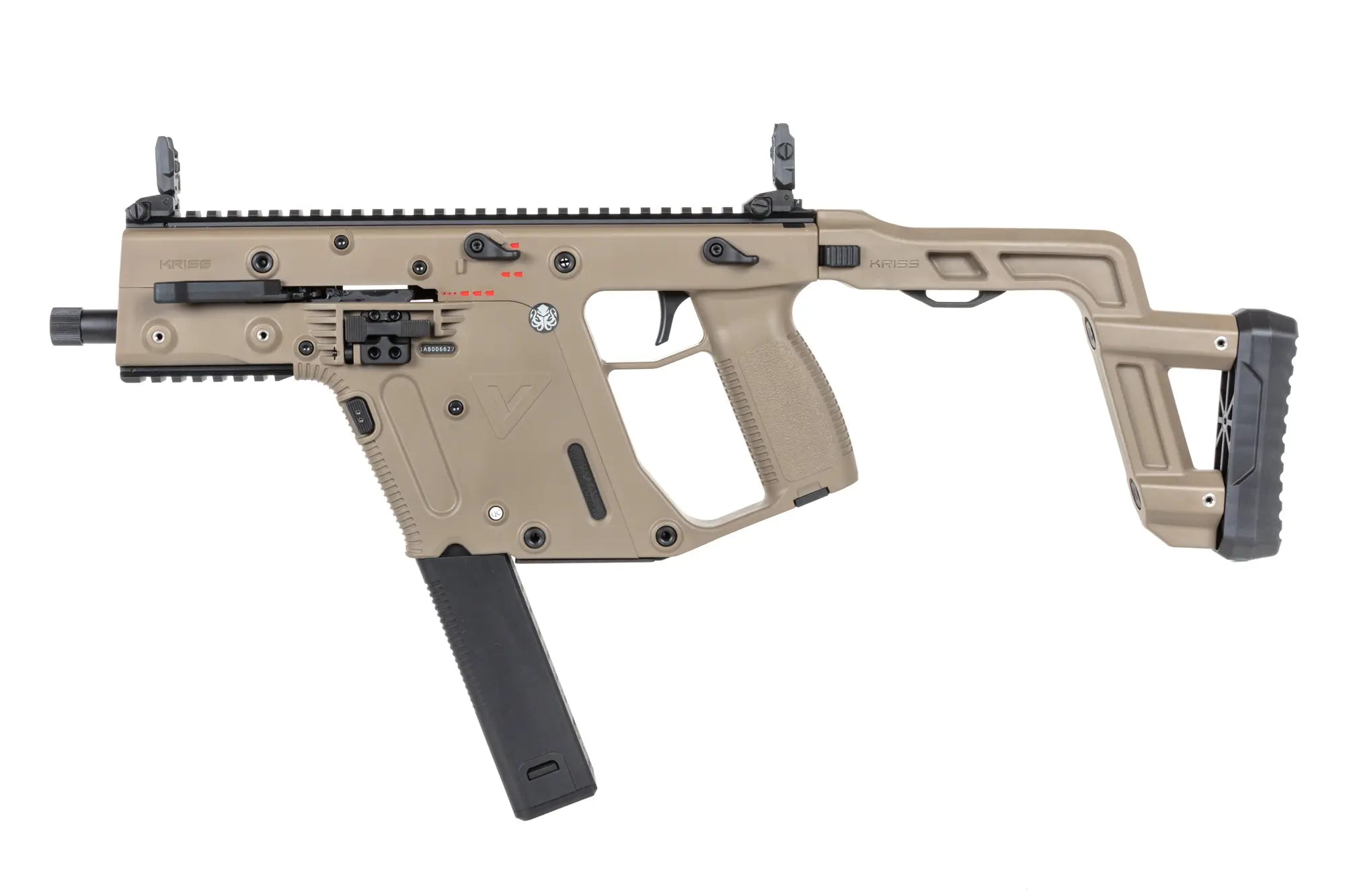 Krytac Kriss Vector GBB FDE airsoft submachine gun-1