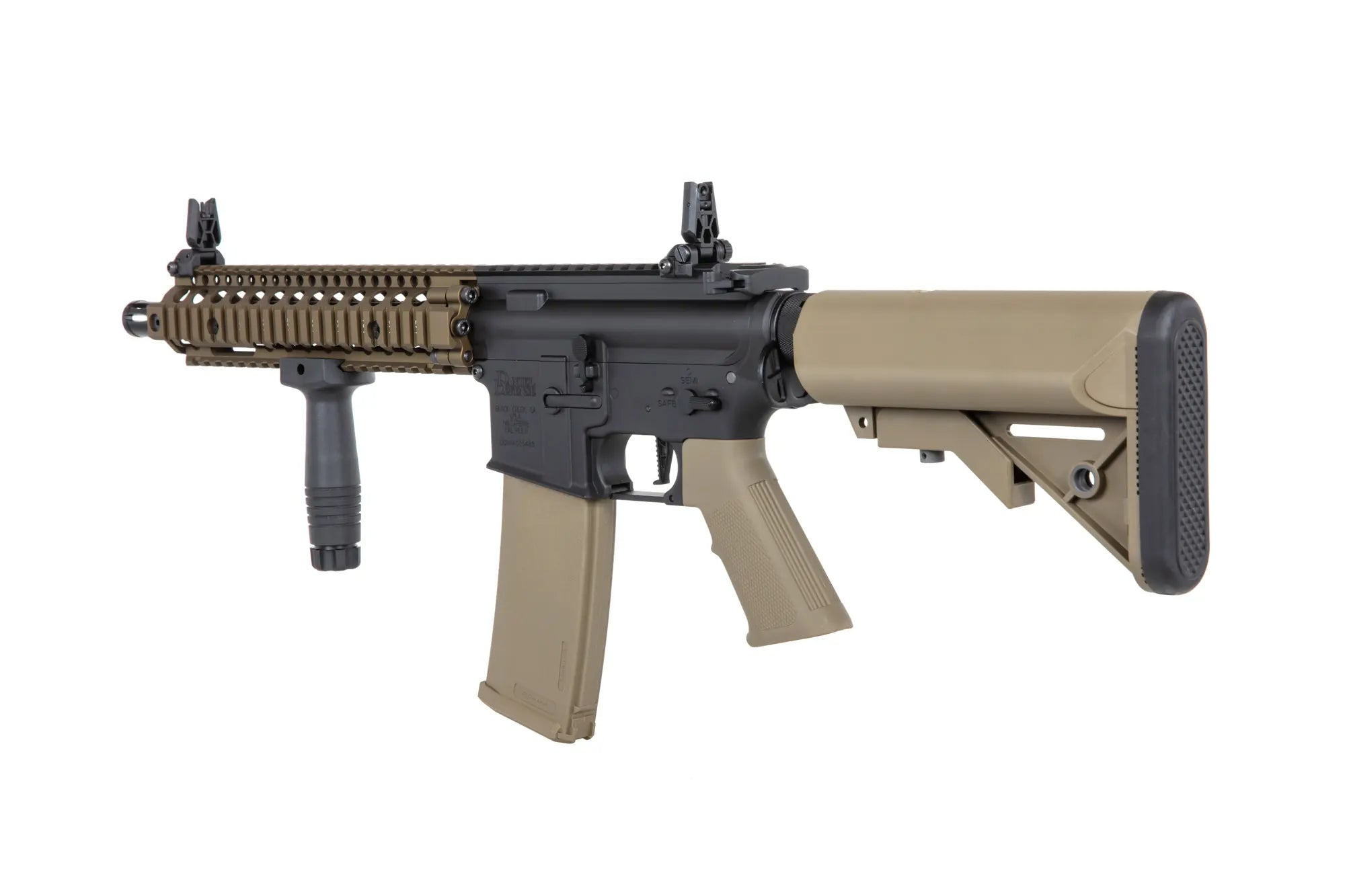 M4 MK18 airsoft gun Daniel Defense SA-P19 Prime Aster II ETU | Bronze