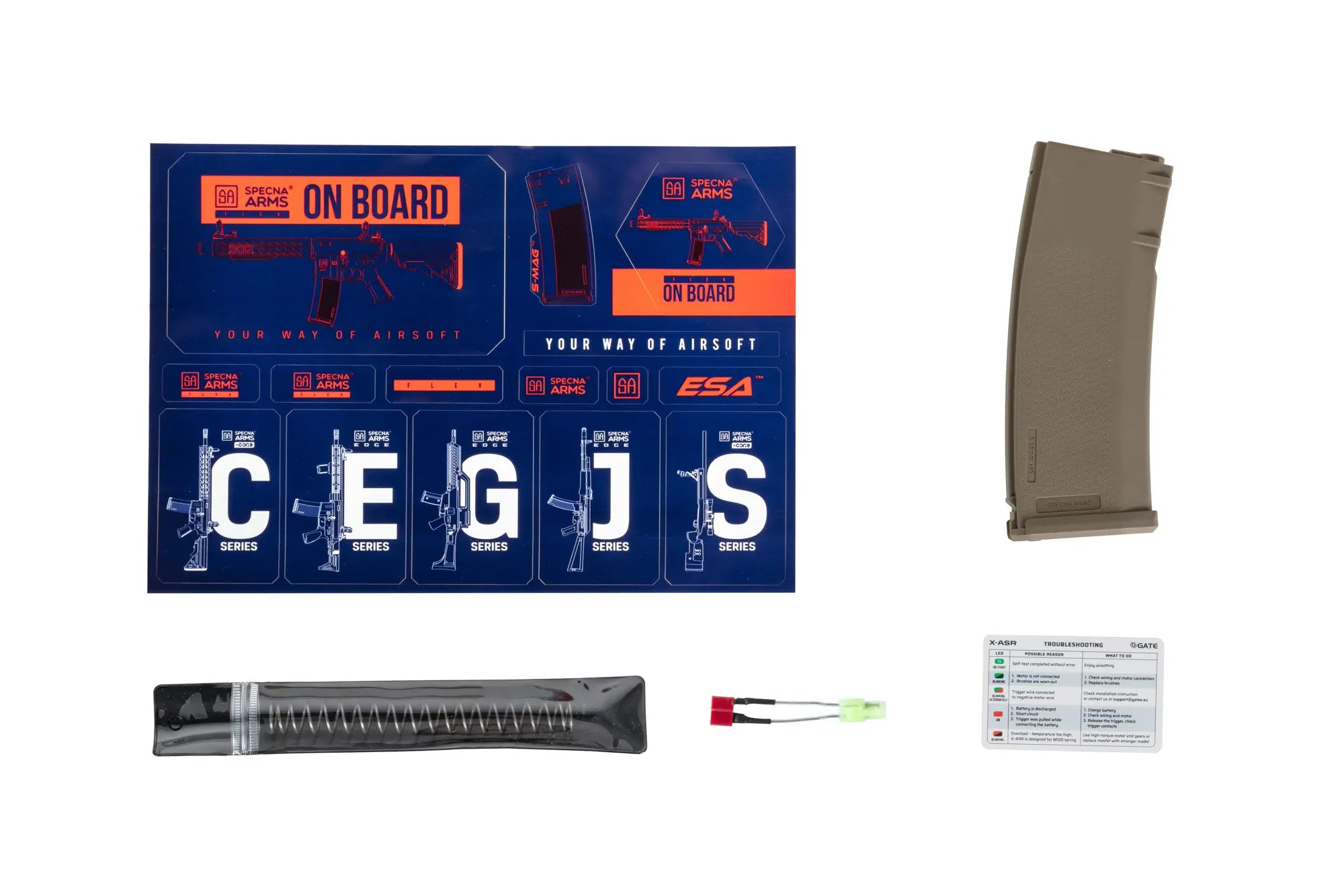 SA-F10 FLEX GATE X-ASR Gen.2 airsoft rifle Half-Tan