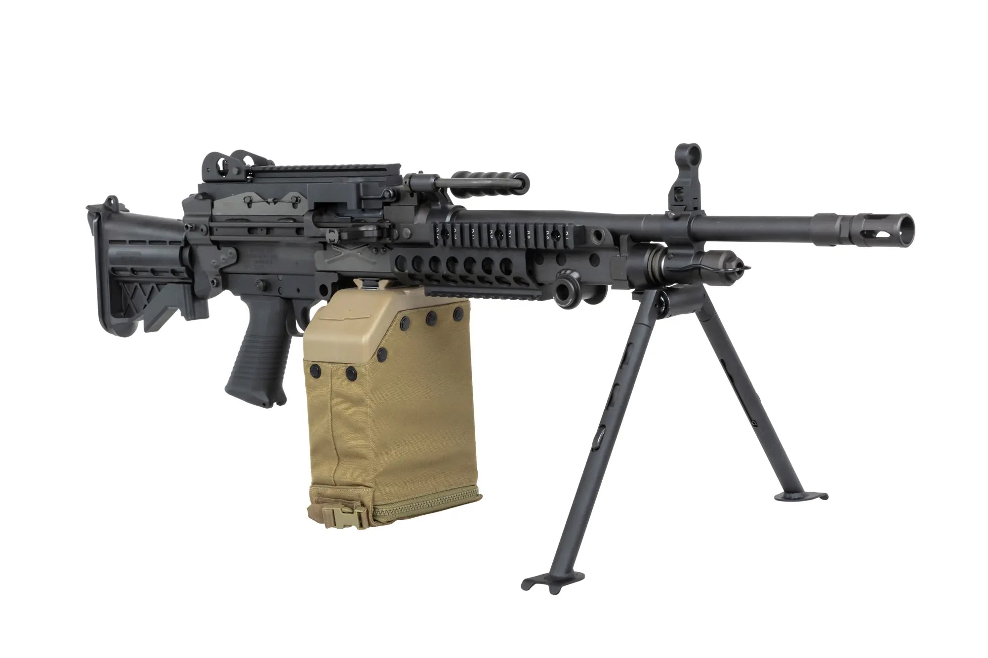 airsoft Vega Force Company MK48 MOD1 Tactical Machine Gun Black-1