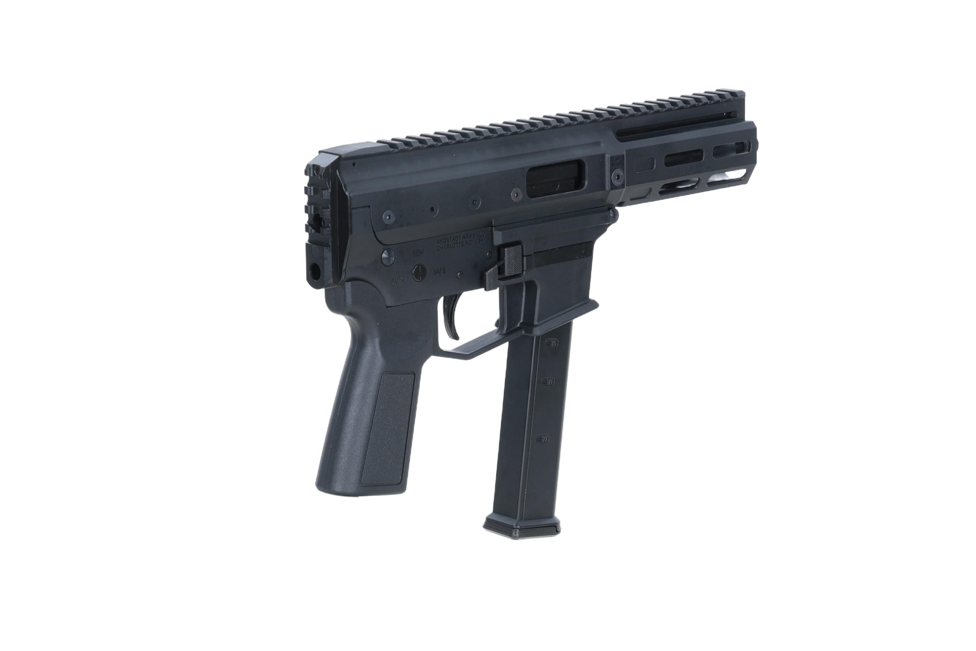 Lambda Defence x Angstadt Arms airsoft machine pistol MDP-9 Black-3