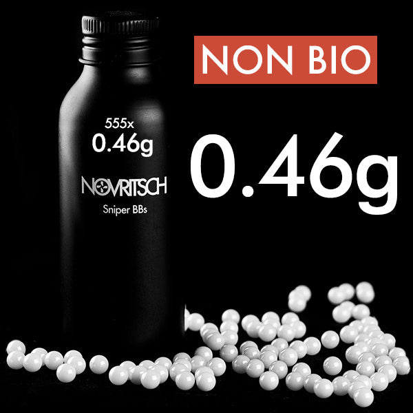 Novritsch SNIPER BBs Premium Pellets 0.46g, 530 BBs - White
