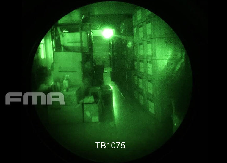 FMA AN/PEQ15 LA5-C UHP Version (LED Flashlight, Green / IR Laser) - Black