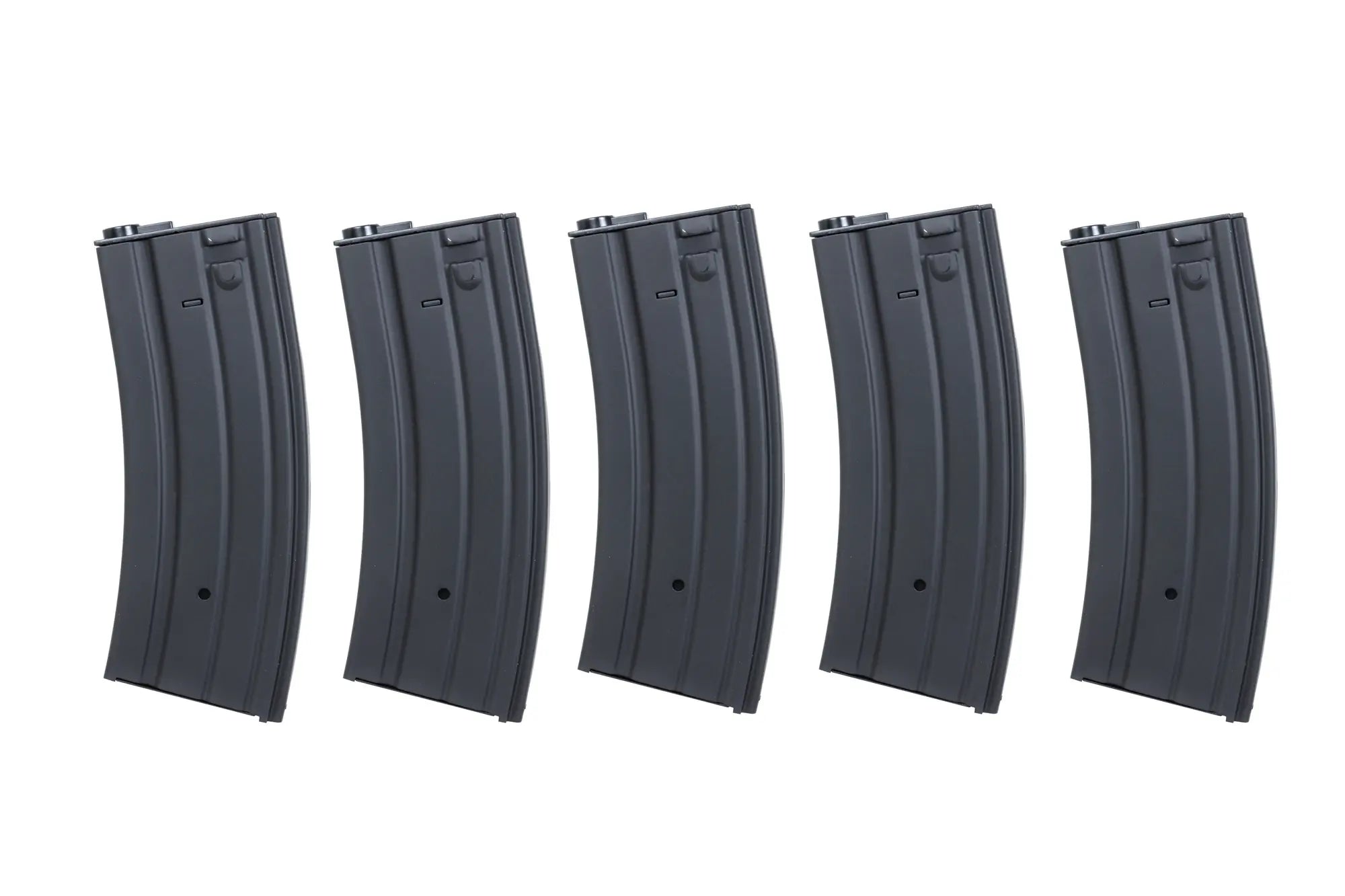 Set of 5 metal real-cap magazines 30 rounds