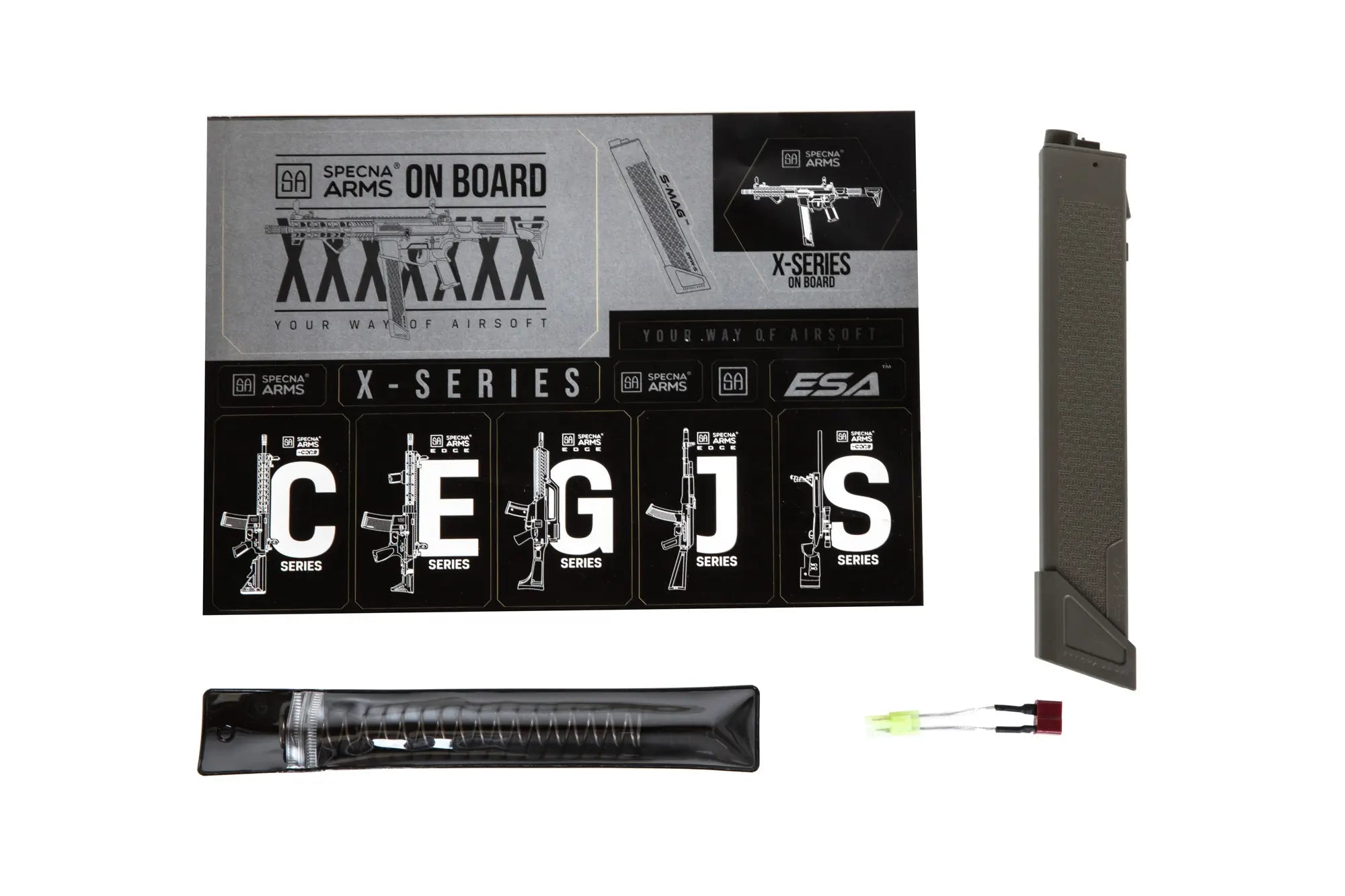 airsoft rifle SA-FX01 FLEX HAL ETU Foliage Green