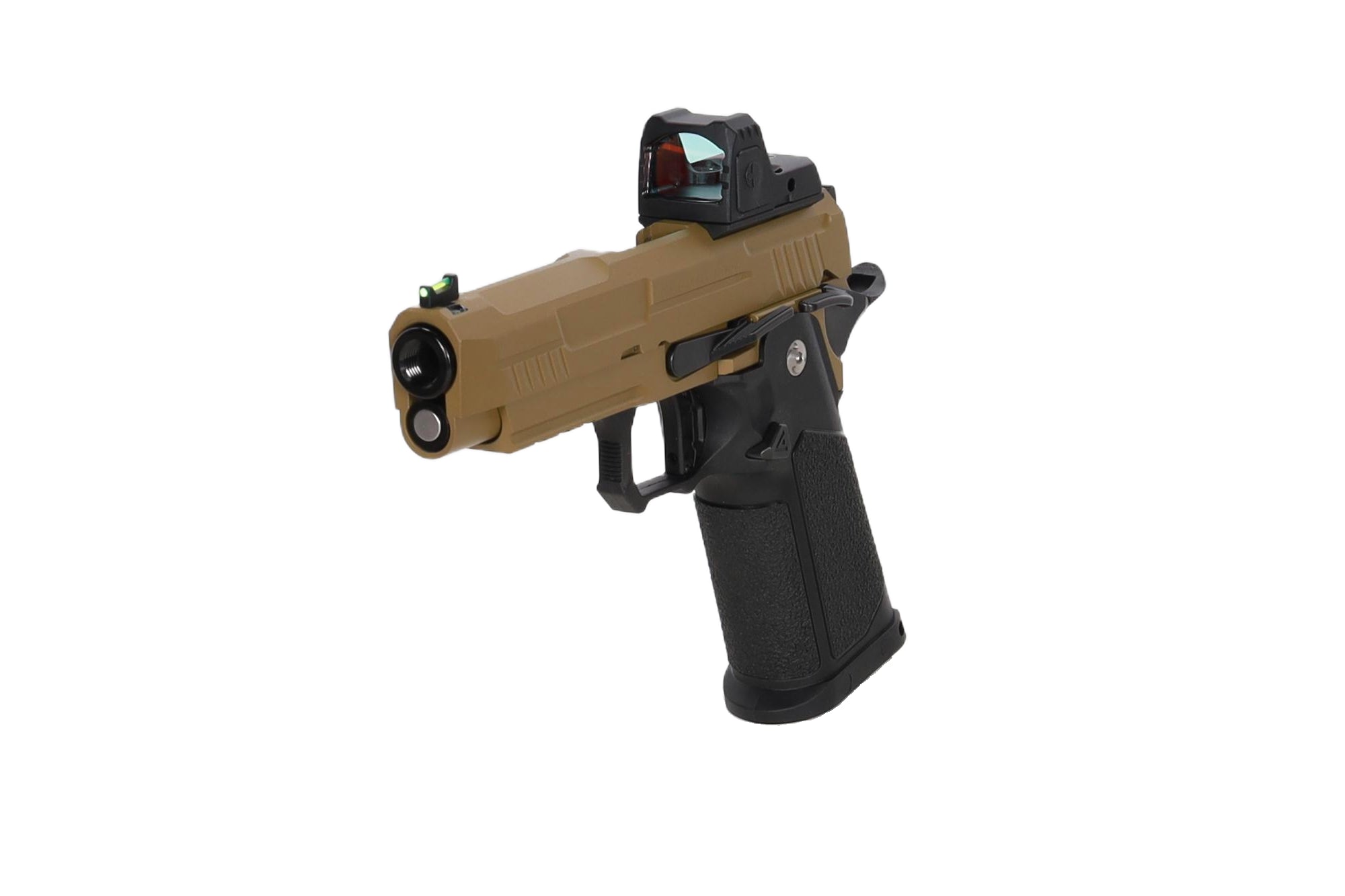 Vanguard 4.3" Hi-Capa GBB + red dot sight Half-Tan