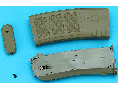 Airsoft Mania M4/M16 Mid-Cap Magazine 130rds (FDE)-3