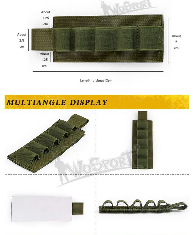 Shotgun Sticker - Black Tasche Wosport