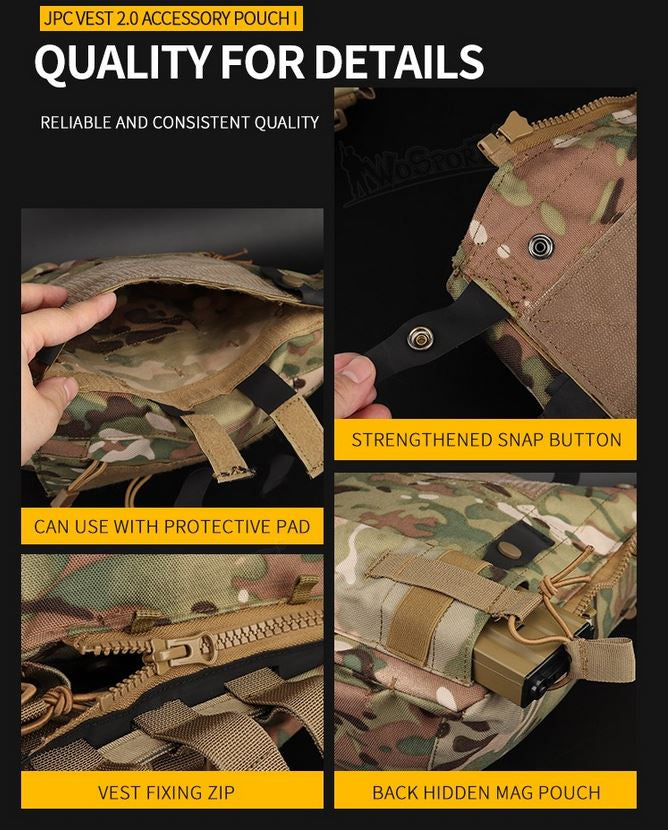 JPC vest 2.0 Accessory Bag I - OD Home > All products > Airsoft equipment and guns cases > Army backpacks and bags > Camelbags Wosport