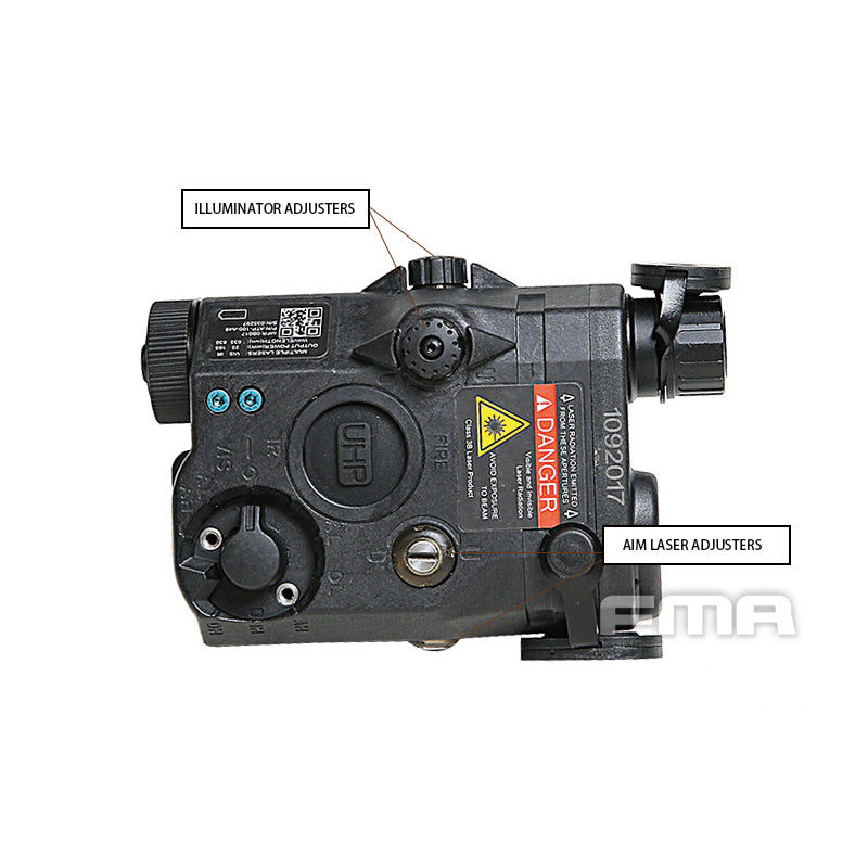 FMA ANPEQ15 LA5C ATPIAL Tan IR Flashlight Red IR Laser