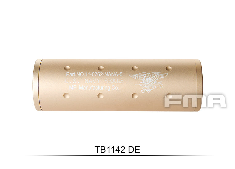 FMA U.S. Navy Seals Type Silencer 35x107 mm - Tan