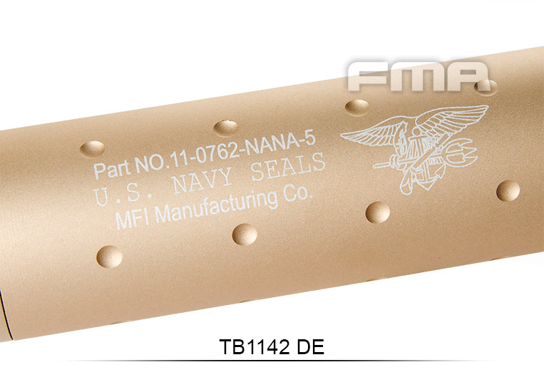 FMA U.S. Navy Seals Type Silencer 35x107 mm - Tan