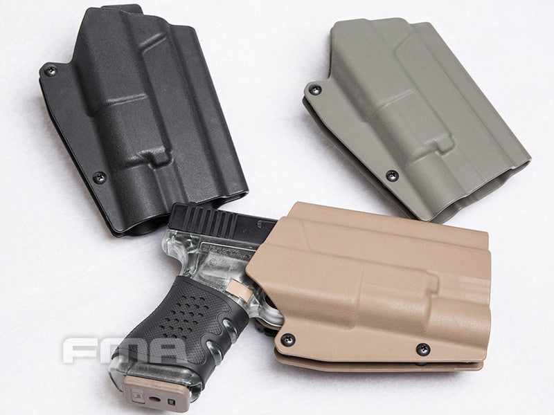 FMA Kydex Holster (with Flashlight X300), Right Hand - MC