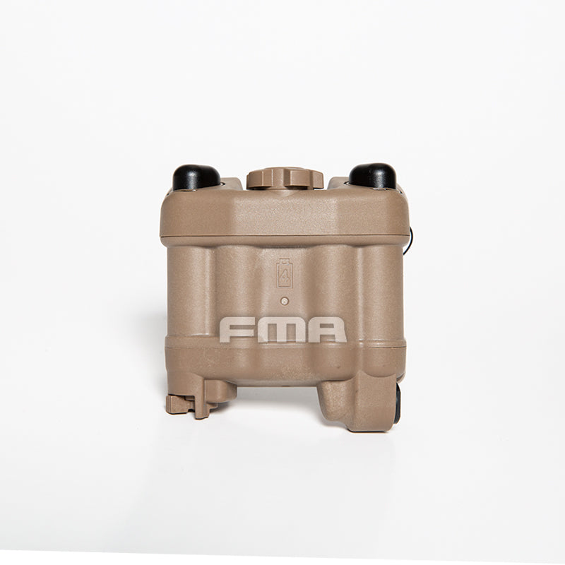 FMA PVS-31 Functional NVG Battery Case with IR Beacon - Tan