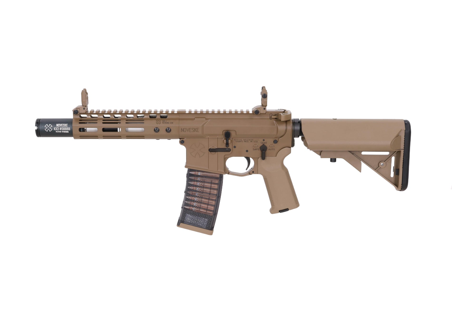 Noveske x EMG N4 PDW CGS GBBR 7.5" Assault Rifle - Tan-6