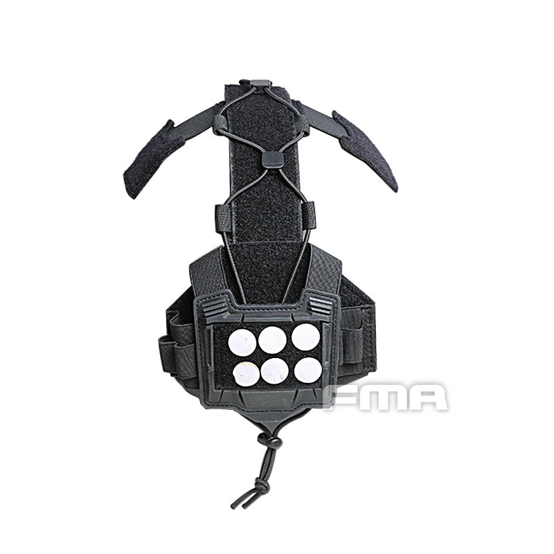 FMA Agility Bridge Helmet Cover for NVG Battery Box - Black