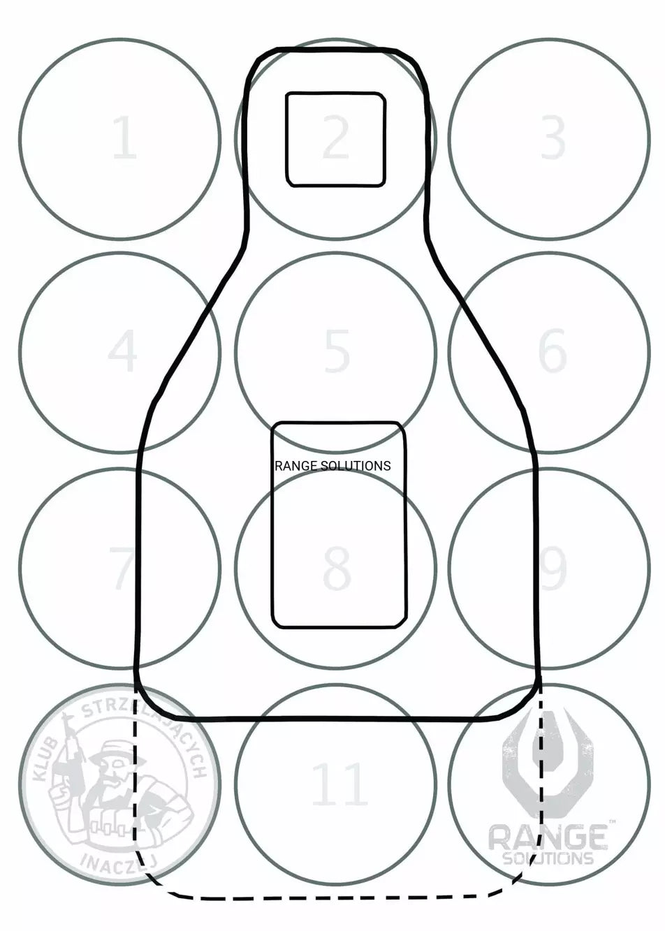 FBI KSI Shooting Targets - 500 pcs
