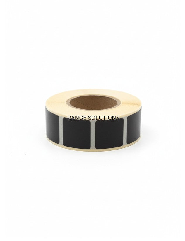 Range Solutions Square Disc Covers 22x22mm, 1000 pcs - Black