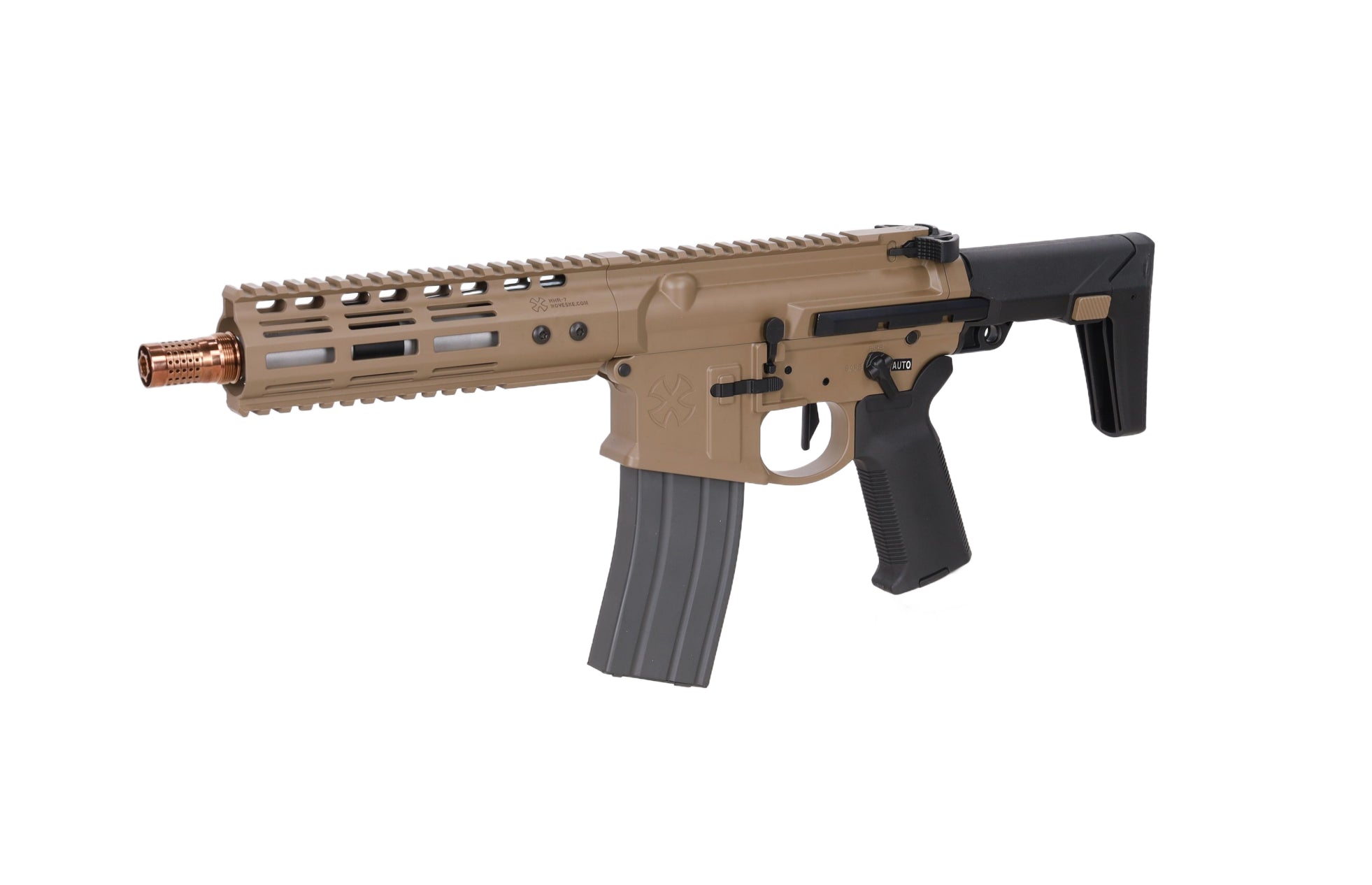 GBBR Noveske Ghetto Blaster NHR-7 7.94" MWS Gen.2 FDE