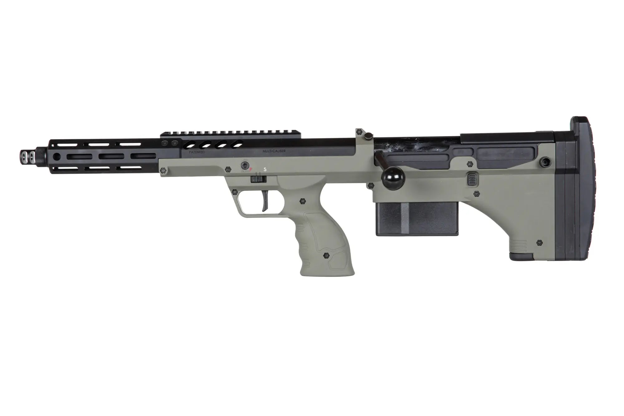 Desert Tech SRS-A2/pim/M2 Covert 16" Sniper Rifle Replica (Left Handed) Olive-2