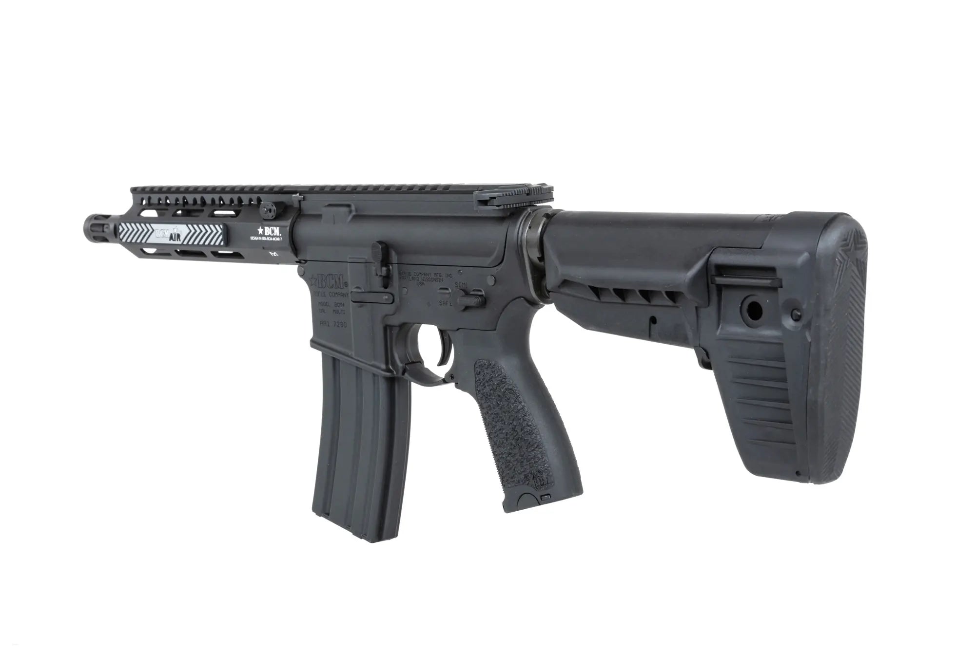 airsoft Vega Force Company BCM® XS-BK02 8" Gate Aster SX Carbine Black-1