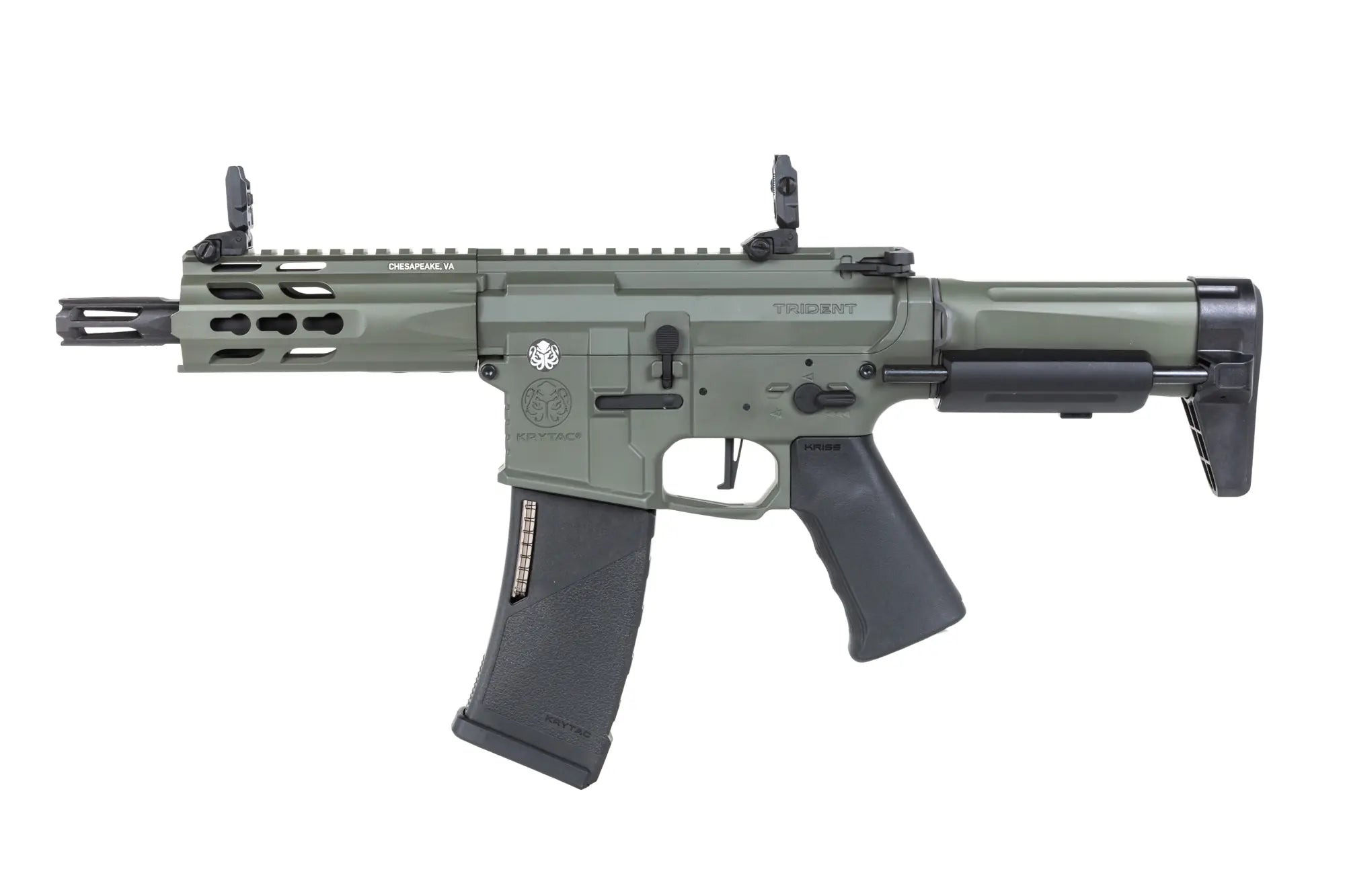 KRYTAC Trident MK II PDW Foliage Green airsoft Carbine-3