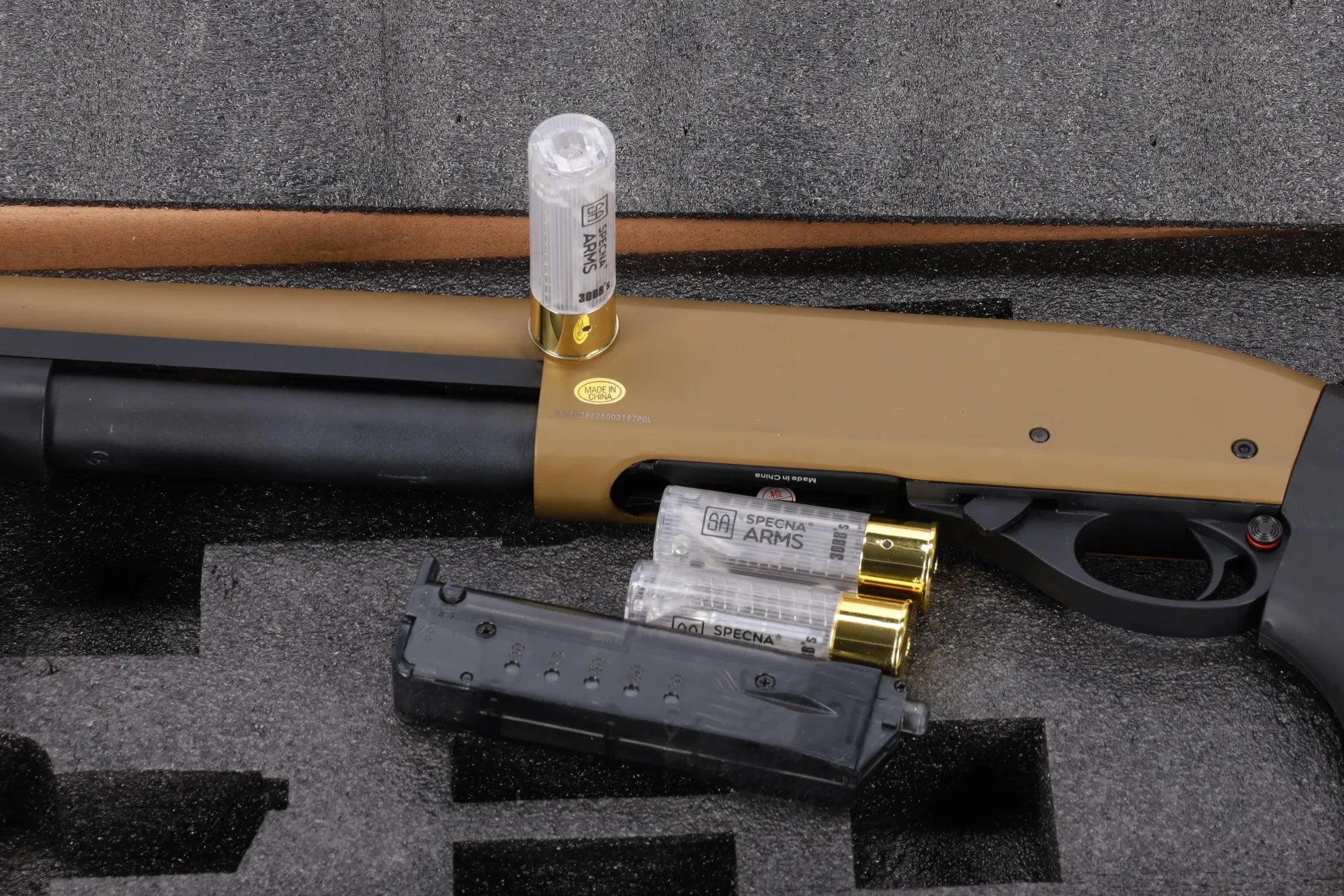 Specna Arms SA-VGS12 VAPOR™ Half-Tan airsoft Shotgun-1