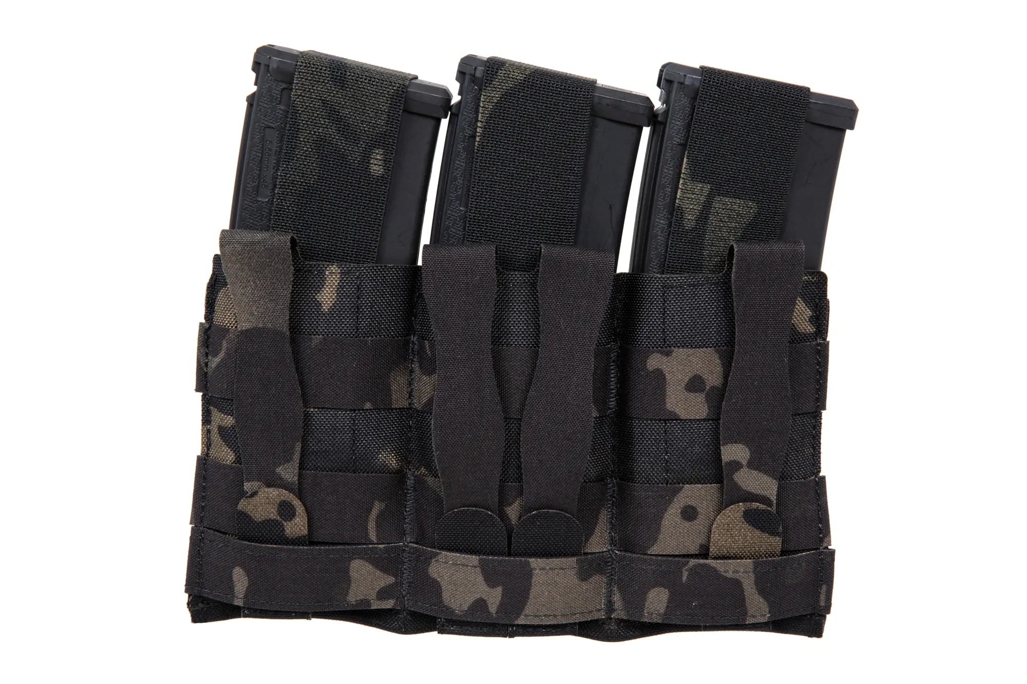 Triple magazine loader with flap - MultiCam black